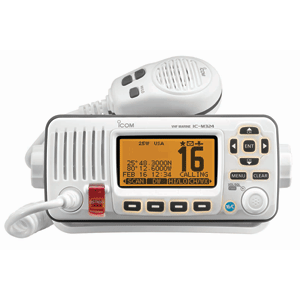 Icom M324 Fixed Mount VHF Marine Transceiver - Super White