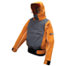 PrecisionPak Venetian Waterproof Jacket - Grey/Orange - 2XL